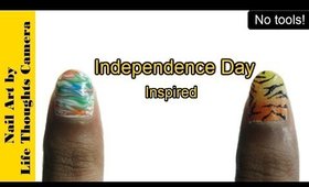 Independence Day Nail Art tutorial. No tools required! - Ep 126 | Life Thoughts Camera