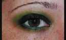 Green Smokey Eye Shadow Tutorial - using Solomakeup