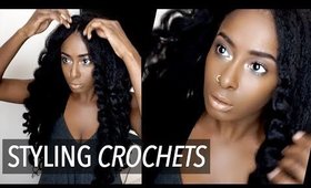 Styling Crochets:  Adding Curls