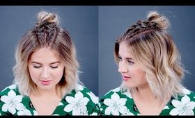 Hairstyle Of The Day: Double Dutch Braids with Messy Bun | Milabu