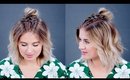 Hairstyle Of The Day: Double Dutch Braids with Messy Bun | Milabu