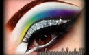 Rainbow Cut Crease with 3D Glitter - Make Up Tutorial