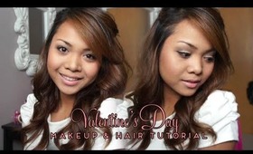 Valentine's Day Makeup & Hair Tutorial + $200 GIVEAWAY!!!!!
