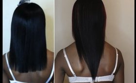 Relaxed Hair Growth Progress of 2015