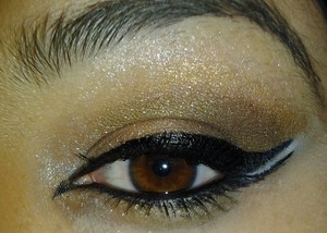 Double wings and Gold brown neutral smokey :)