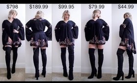 Comparing STUART WEITZMAN Over The Knee Boots DUPES: CHEAP VS EXPENSIVE | Milabu
