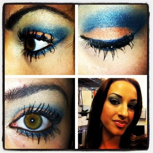 Used limited edition summer pallet from Lancome, amazing colors and so easy to blend!!!
