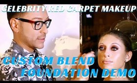 How to Apply Foundation Custom Blend | Celebrity Red Carpet Makeup Series 5- mathias4makeup