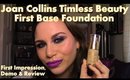 Joan Collins Timeless Beauty First Base Foundation: First Impression, Demo and Review