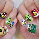 Angry birds  nails 