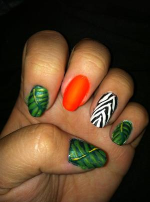 Inspired by the SUPA Nails Jungle Boogie set
