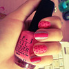 Glitter, Pink And Dots