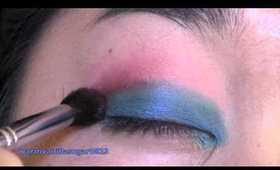 Tutorial: Blue and Orange Smokey Eye For Fall - NHL #20 New York Islanders