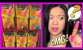 Maybelline Pumped Up Mascara vs Vibrator Review!