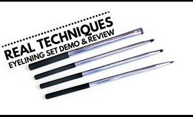 Real Techniques Collector's Edition Eyelining Set | Demo & Review