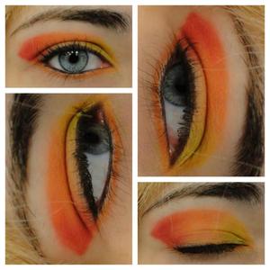 my take on a phoenix look w/ my first Sugarpill pallet!