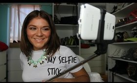 HOW I PLAY WITH MY SELFIE STICK!!!!!!