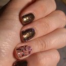 gothic+glitter nails