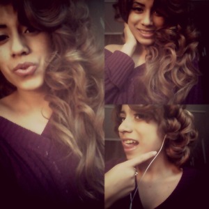 Curly hair, Bobby pin loser curls 