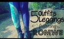5 Outfits Feat. Romwe Leggings!