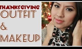 THANKSGIVING Outfit & Makeup | LinasStyle