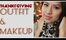 THANKSGIVING Outfit & Makeup | LinasStyle