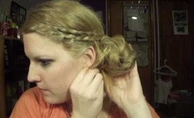 PROM Hair Tutorial Pretty Side Bun