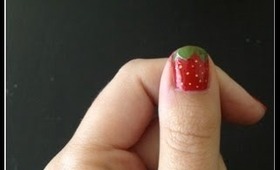 Summer Series -Strawberry Fields Nail Tutorial + OOTD