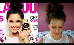 Cheryl Cole Glamour Magazine Inspired Make up & Hair Tutorial | livelaughlipgloss