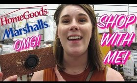 VLOG + SHOP WITH ME @ HOMEGOODS & MARSHALLS 🛍