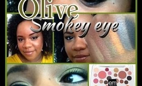 Olive Smokey Eye w/ EM Beach Life Palette