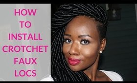 How to Install Toyokalon Crotchet Faux Locs on Tapered Cut TWA + Giveaway (US ONLY)