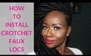 How to Install Toyokalon Crotchet Faux Locs on Tapered Cut TWA + Giveaway (US ONLY)