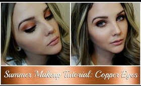 Chit Chat Summer Makeup Tutorial: Copper Eyes