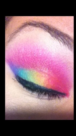 Pink and rainbow!!!💋