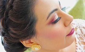 Kyshadow Burgundy Pallette | Indian Bridal | Demonstration | Makeover