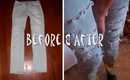 DIY: Rockstar Jeans 101 (Regular Jeans to Spray Painted Jeans)