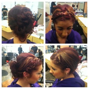 Quick up-do for work:-) 