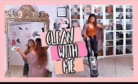 HUGE CLOSET/ MAKEUP ROOM CLEAN WITH ME