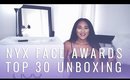 Nyx Face Awards Top 30 Unboxing