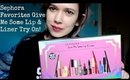 Sephora Favorites Give Me Some Lip & Liner Try On!