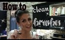 How to clean makeup brushes and blenders