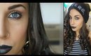 GRWM Black Lips Makeup Tutorial | with Cream Contour & Highlight