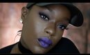 Purple Fall Makeup | Purple lips cat eye cool tone
