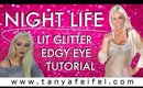 Night Life | Lit Glitter | Eye Tutorial | Vampy | Grunge | Fall | Tanya Feifel-Rhodes