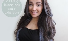REVIEW: 20 inch | 180 gram | Clip in | Human hair extensions