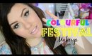 Colourful Festival Makeup