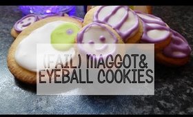 #SPOOKY COOKIES! Maggots + EyeBalls!