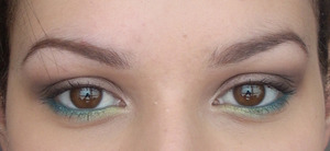 What I wore on Paddy's Day 
Waterline is Urban Decay's 'Junkie' pencil