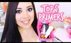 TOP 5 FACE PRIMERS! Drugstore and High End